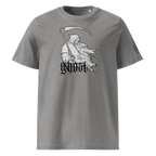 "Ghost" Unisex Bio - T-Shirt Weiss mit Rippkragen - rmnsz.store