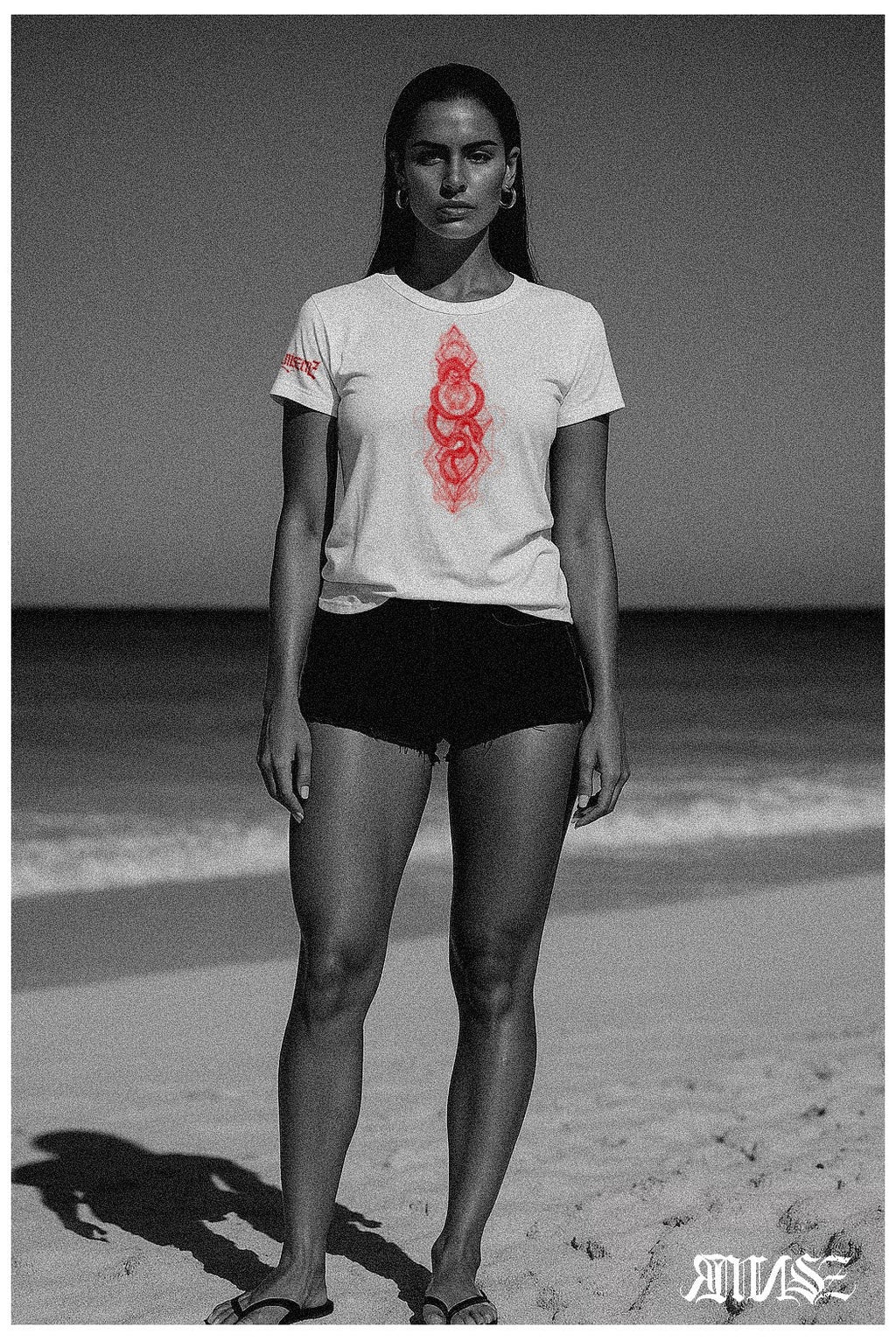 "Greed" Unisex Bio - T-Shirt mit Rippkragen - rmnsz.store
