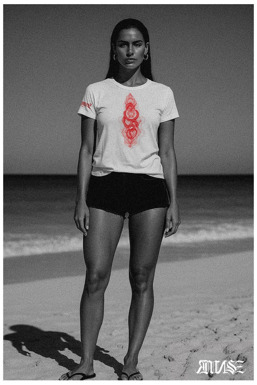 "Greed" Unisex Bio - T-Shirt mit Rippkragen - rmnsz.store