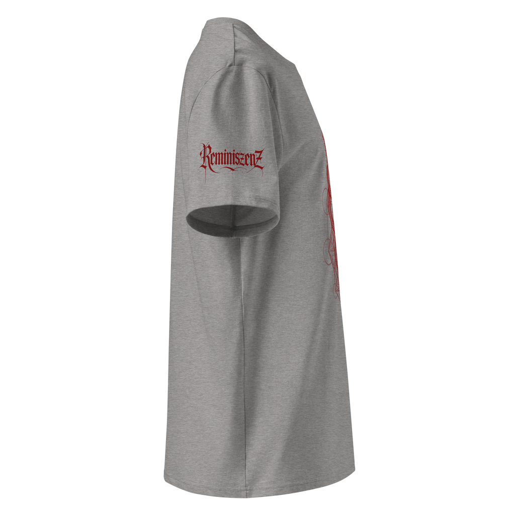 "Greed" Unisex Bio - T-Shirt mit Rippkragen - rmnsz.store