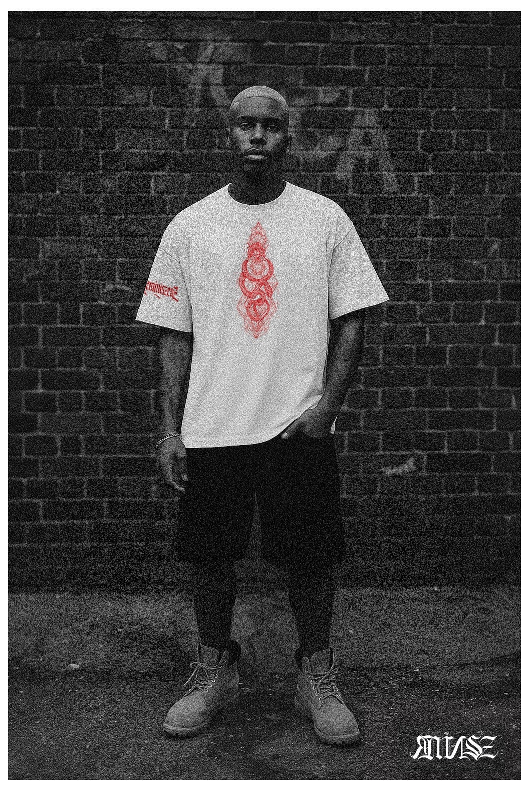 "Greed" Unisex Bio - T-Shirt mit Rippkragen - rmnsz.store