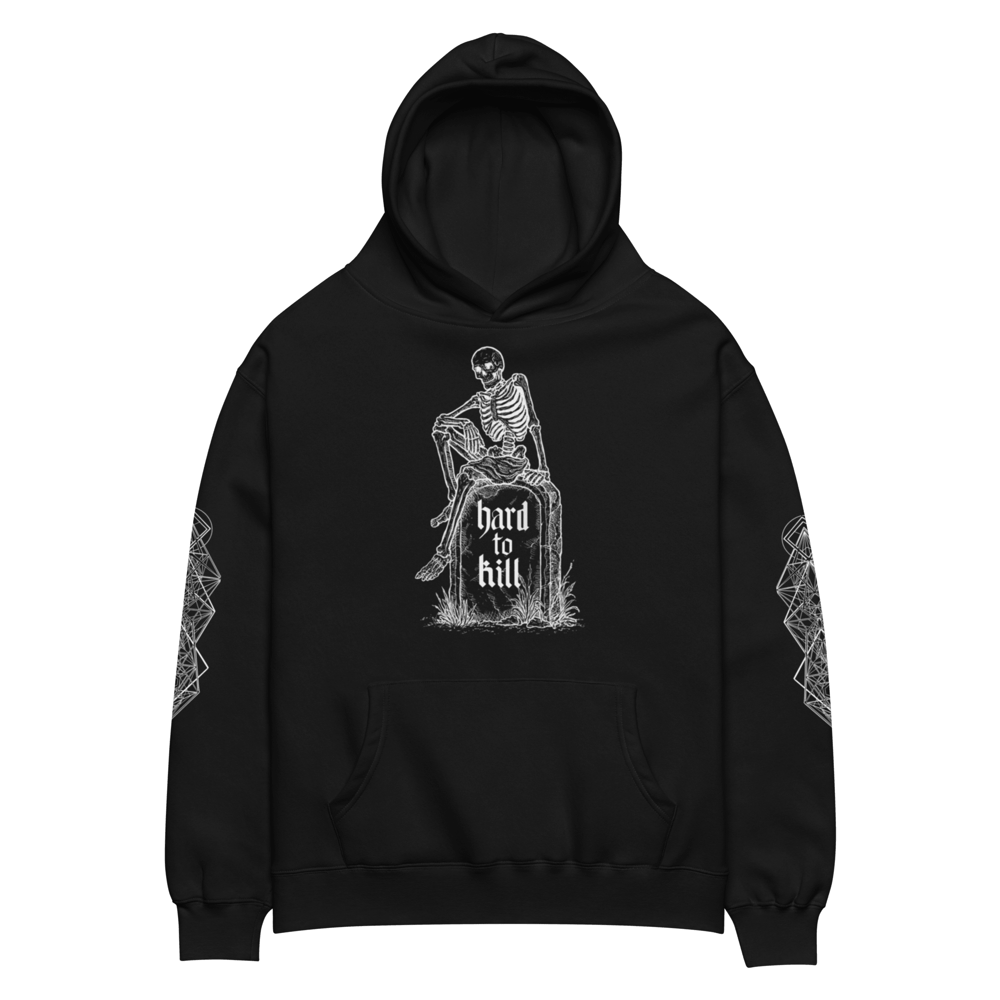 "Hard to Kill" Oversized - Unisex - Hoodie - rmnsz.store