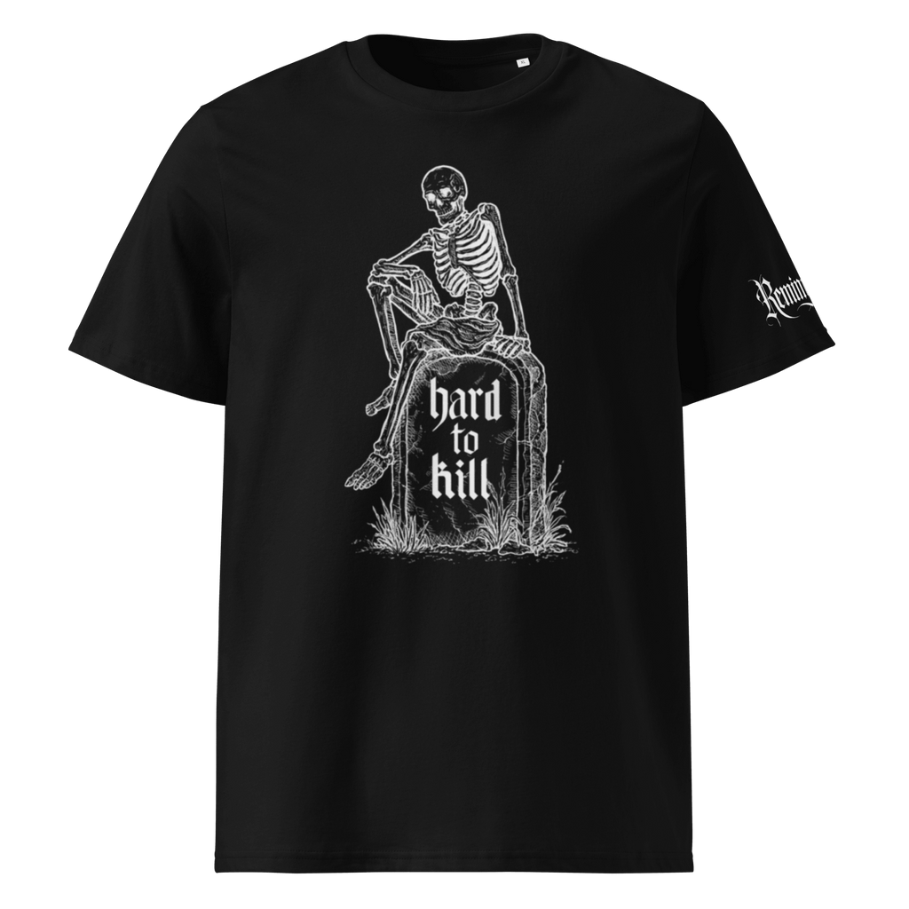 "Hard to Kill" Unisex Bio - T-Shirt mit Rippkragen - rmnsz.store