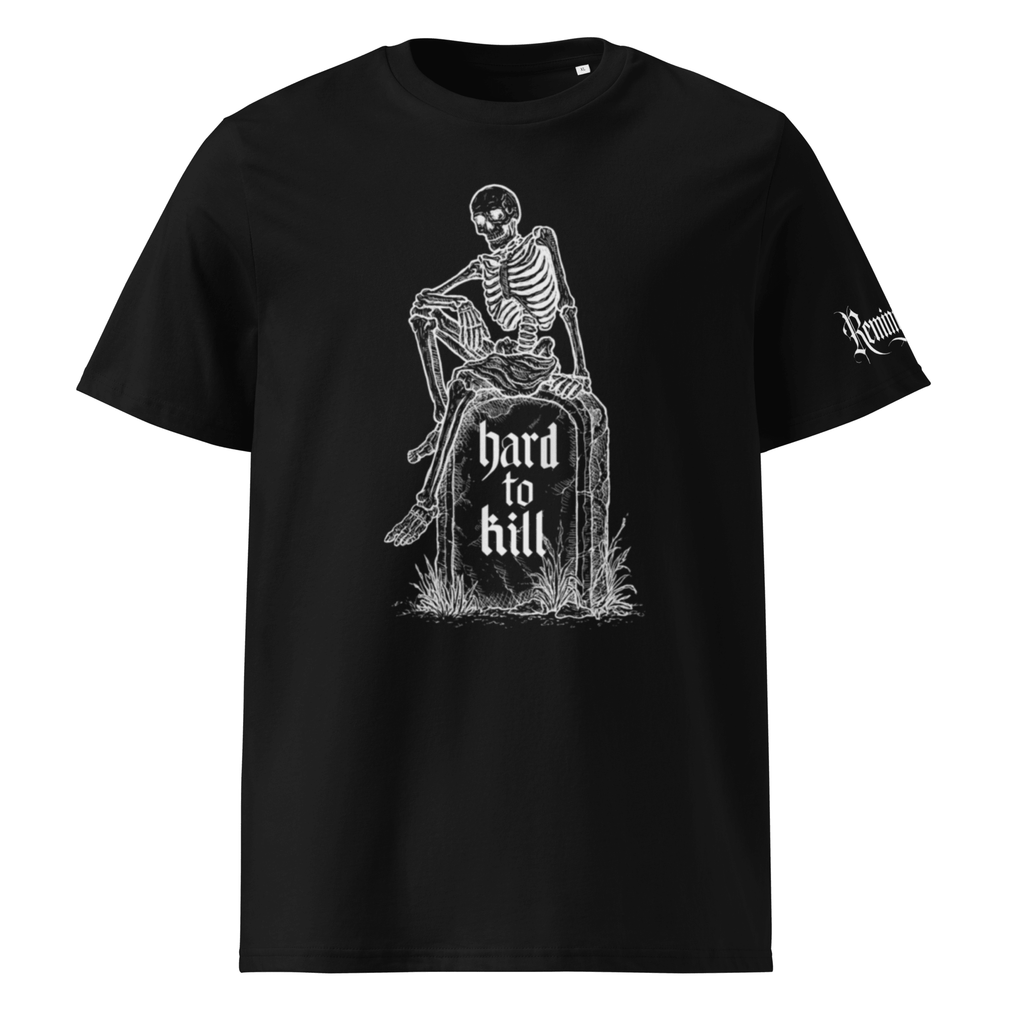 "Hard to Kill" Unisex Bio - T-Shirt mit Rippkragen - rmnsz.store