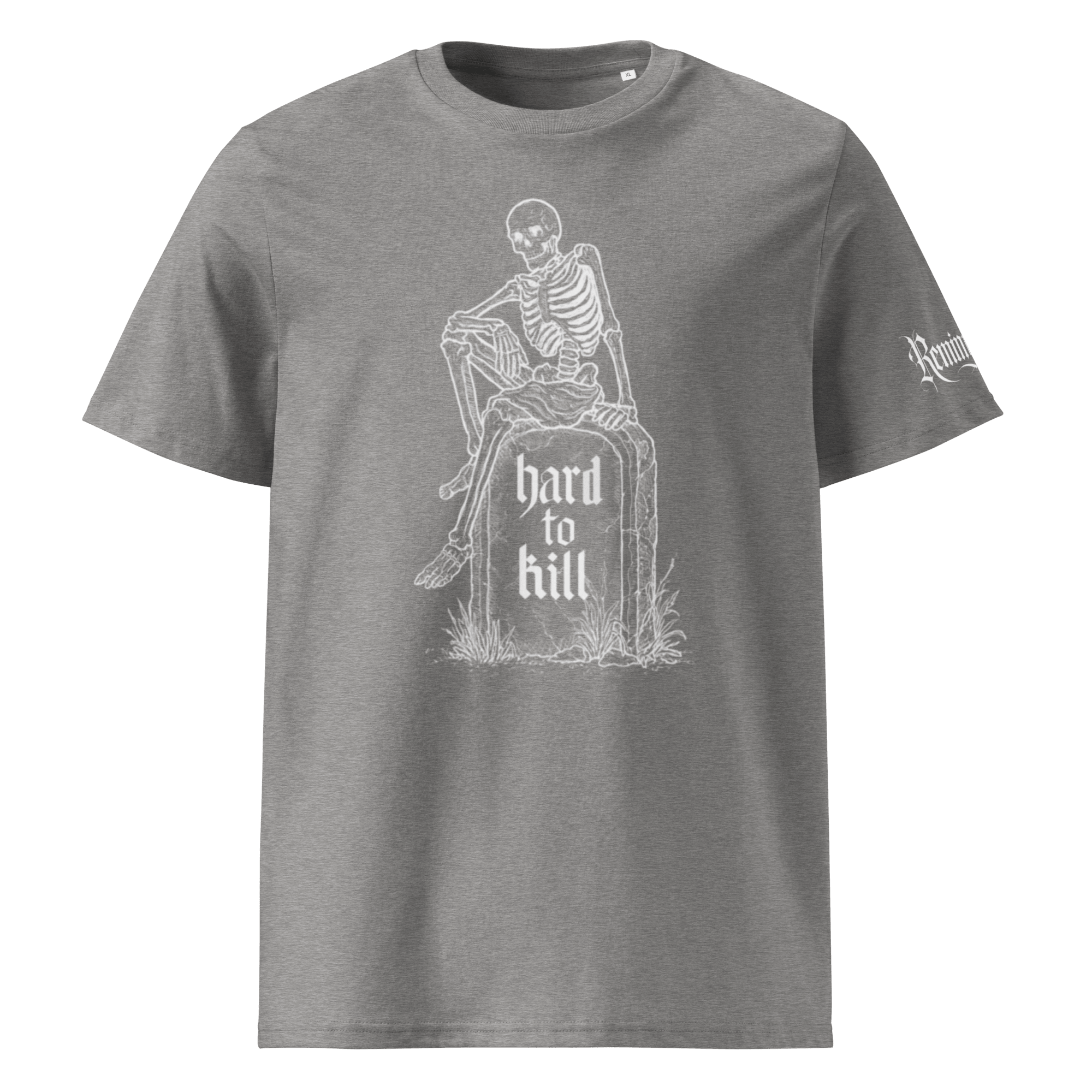 "Hard to Kill" Unisex Bio - T-Shirt mit Rippkragen - rmnsz.store