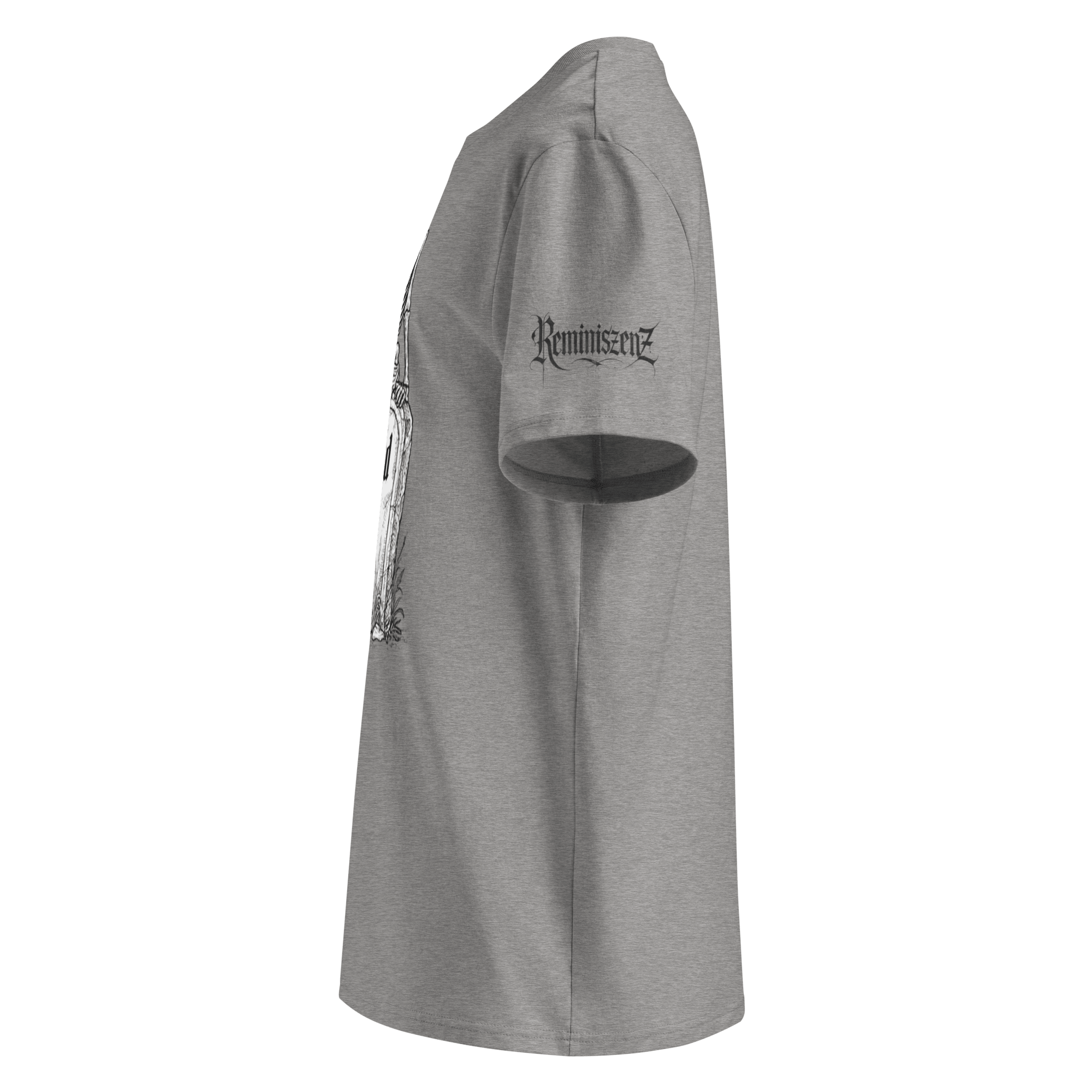 „Hard to Kill“ Unisex Bio - T-Shirt Weiss mit Rippkragen - rmnsz.store