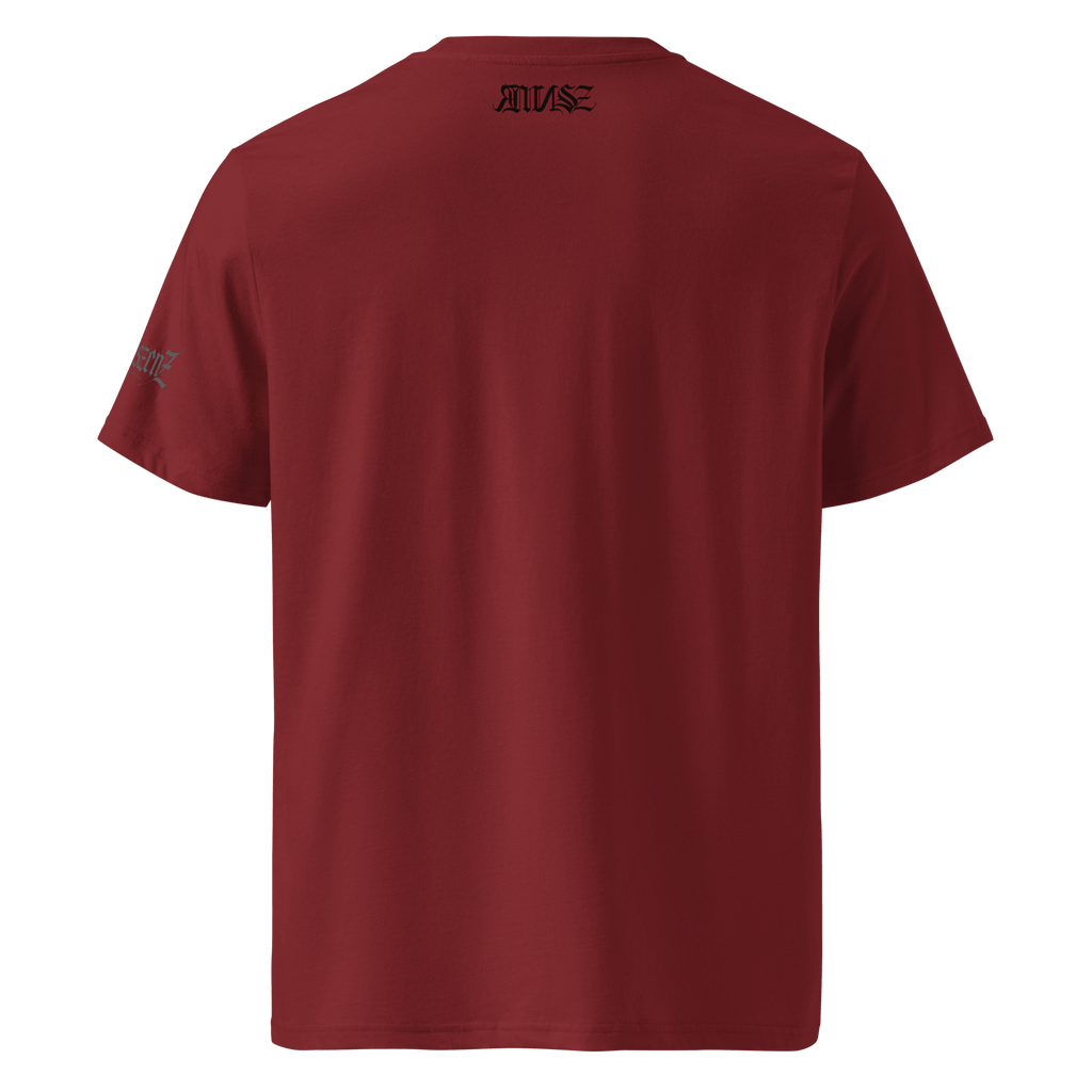 „Hard to Kill“ Unisex Bio - T-Shirt Weiss mit Rippkragen - rmnsz.store