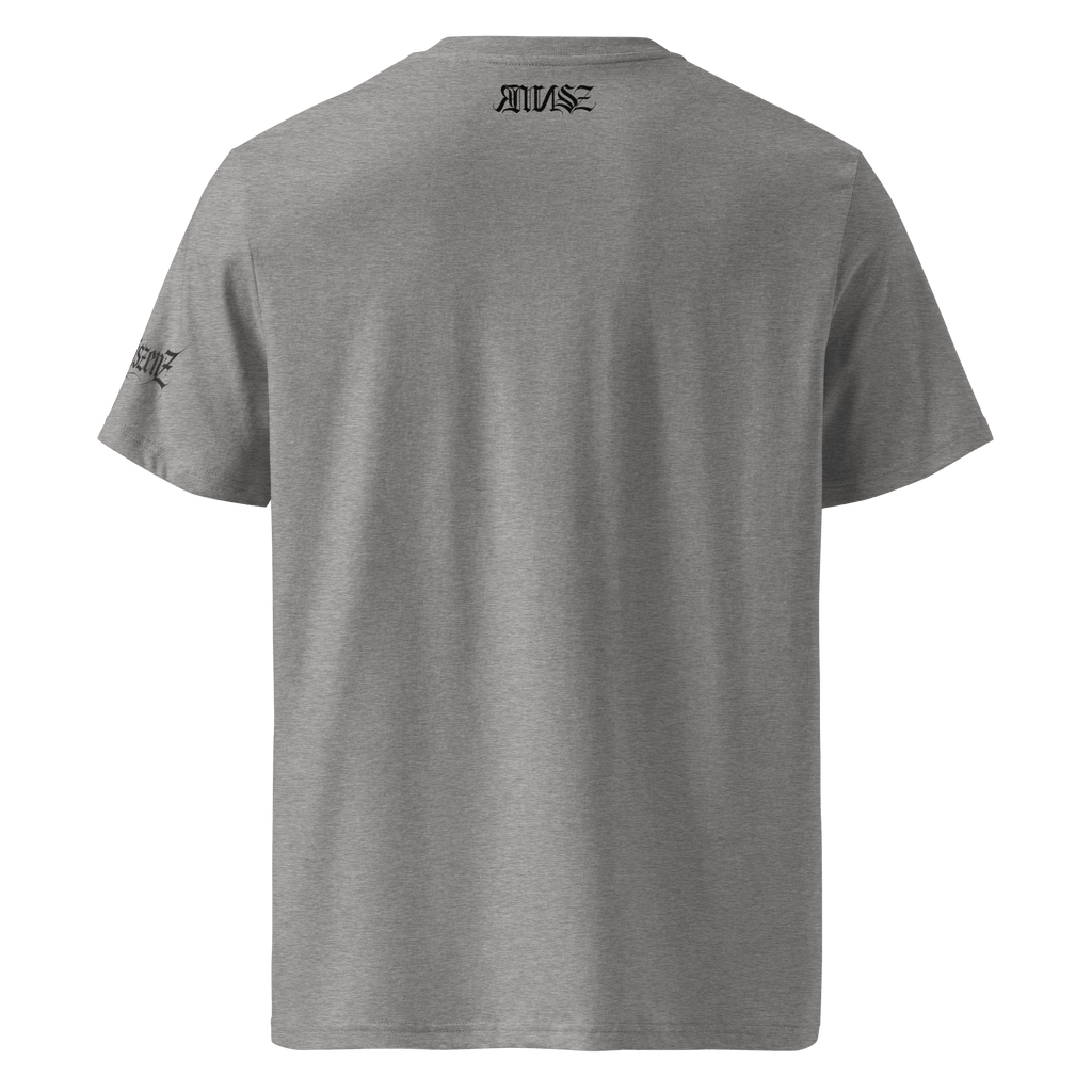 „Hard to Kill“ Unisex Bio - T-Shirt Weiss mit Rippkragen - rmnsz.store