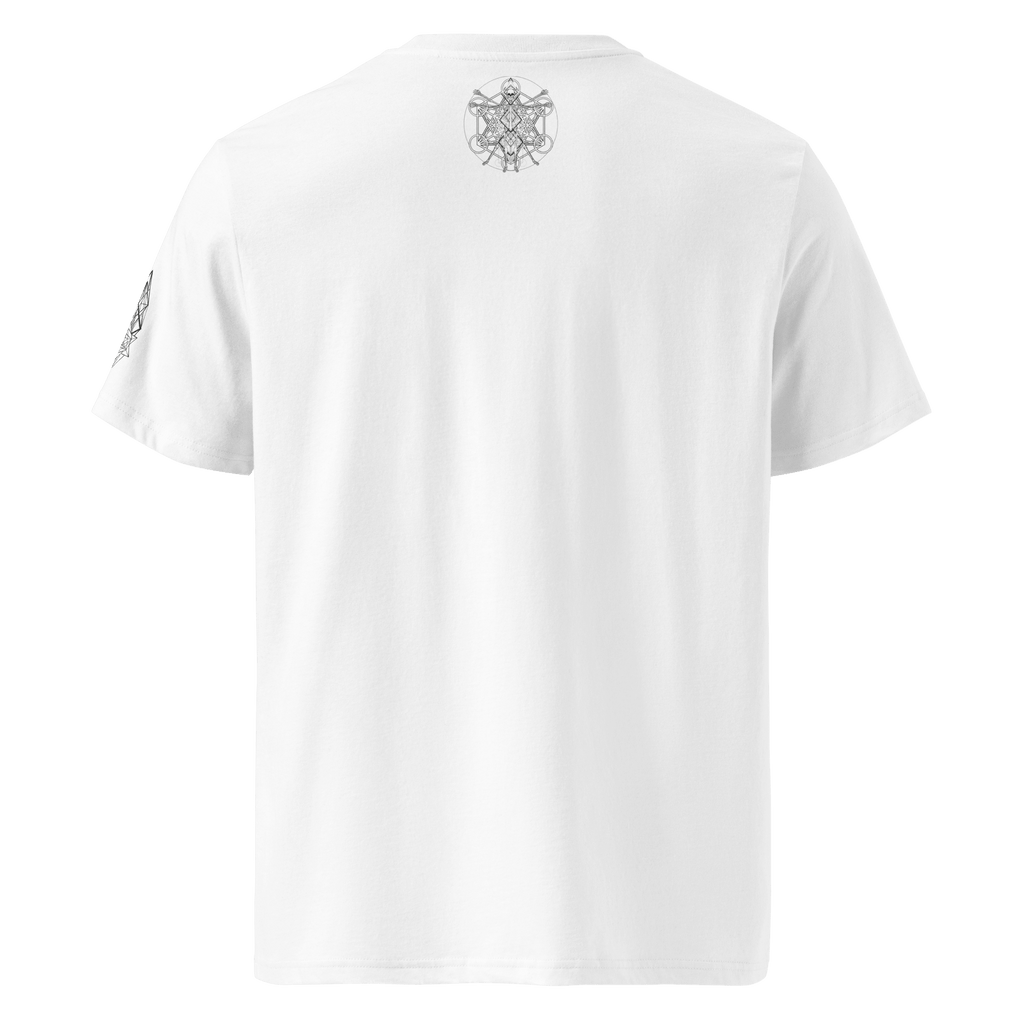 „Istina“ Unisex Bio - T-Shirt Weiss mit Rippkragen - rmnsz.store