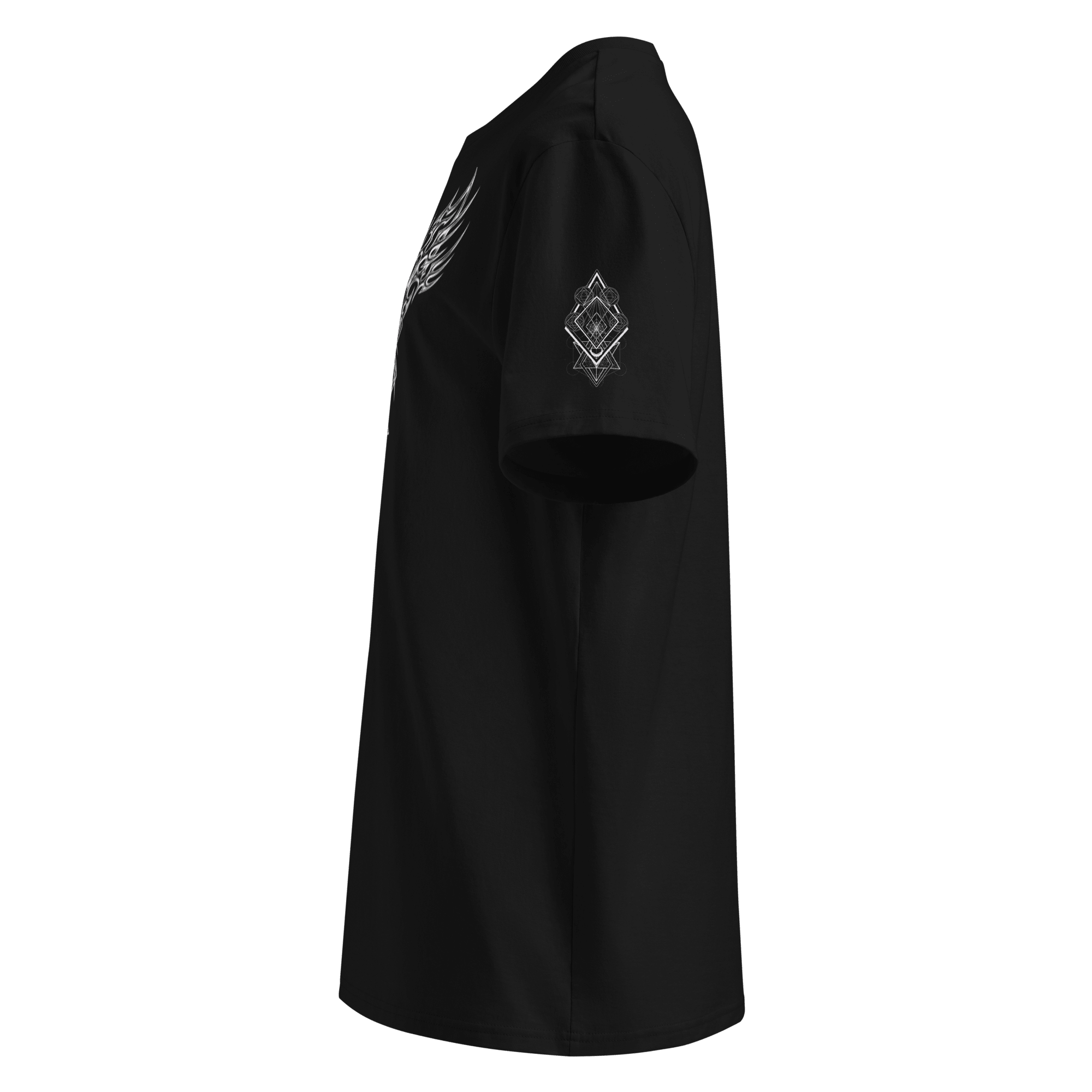 „Loveless“ Unisex Bio-T-Shirt mit Rippkragen - rmnsz.store