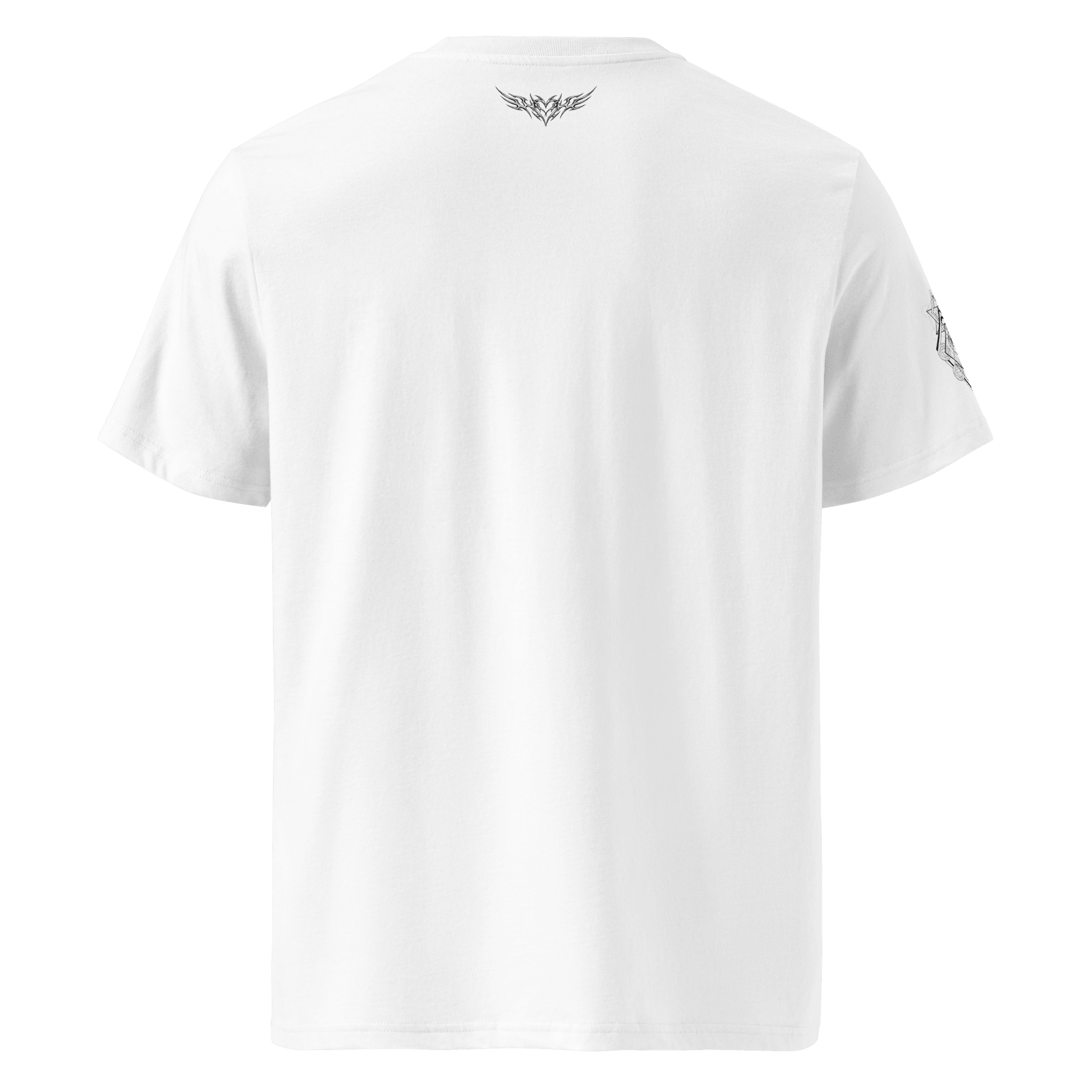 „Loveless“ Unisex Bio - T-Shirt Weiss mit Rippkragen - rmnsz.store