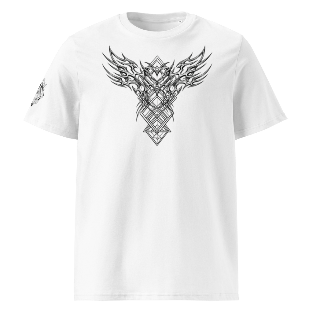 „Loveless“ Unisex Bio - T-Shirt Weiss mit Rippkragen - rmnsz.store