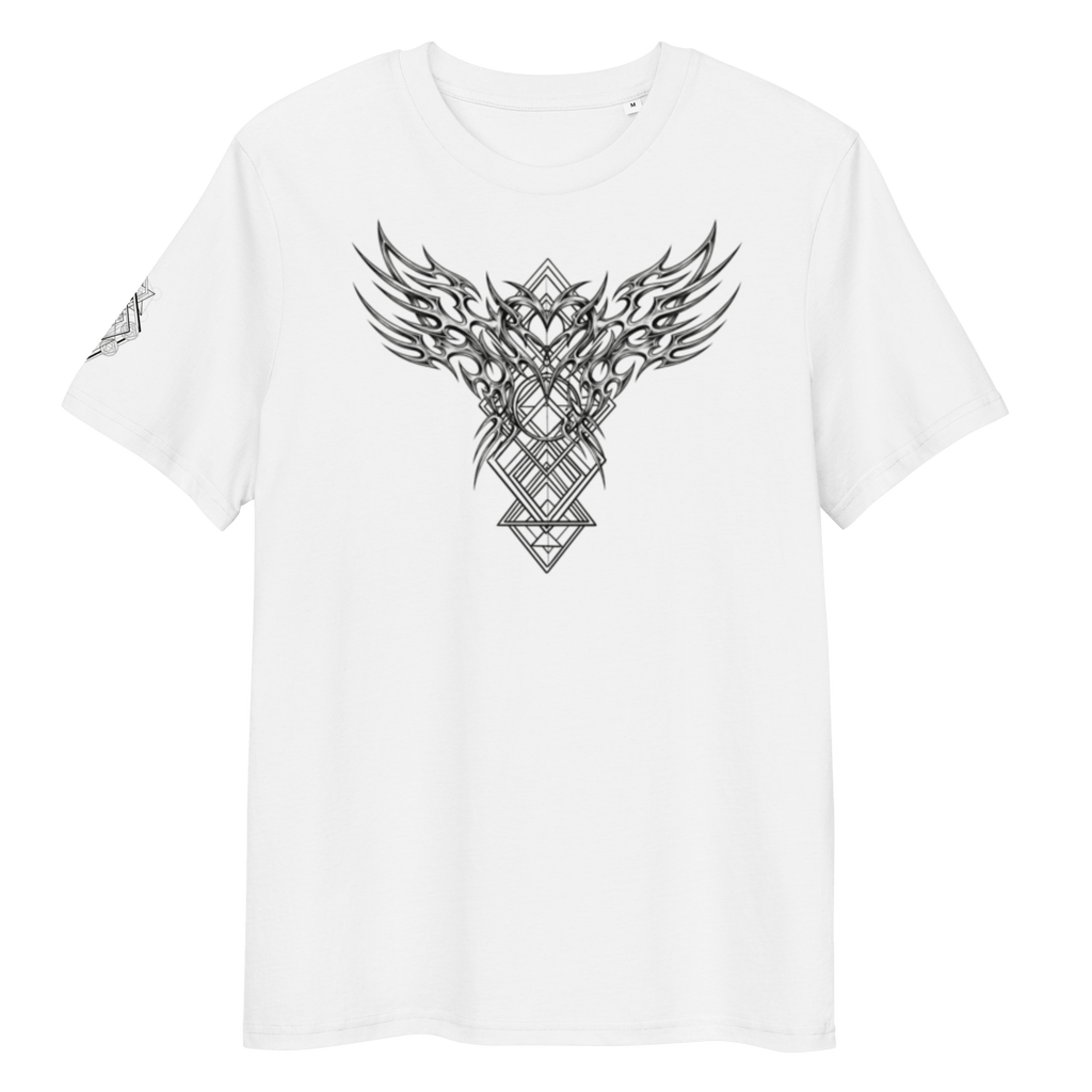 „Loveless“ Unisex Bio - T-Shirt Weiss mit Rippkragen - rmnsz.store