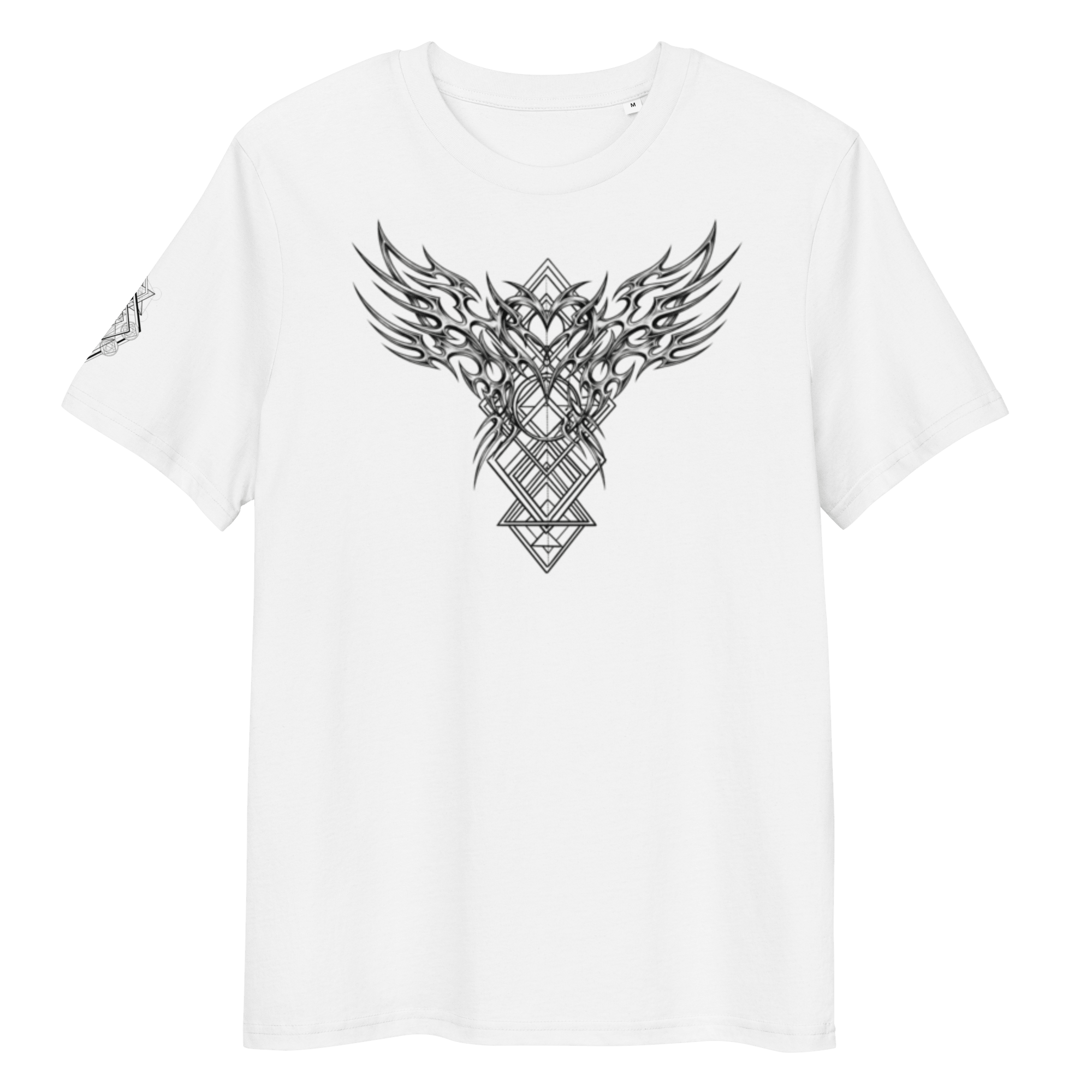 „Loveless“ Unisex Bio - T-Shirt Weiss mit Rippkragen - rmnsz.store