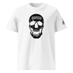 „Menace“ Unisex Bio - T-Shirt Weiss mit Rippkragen - rmnsz.store