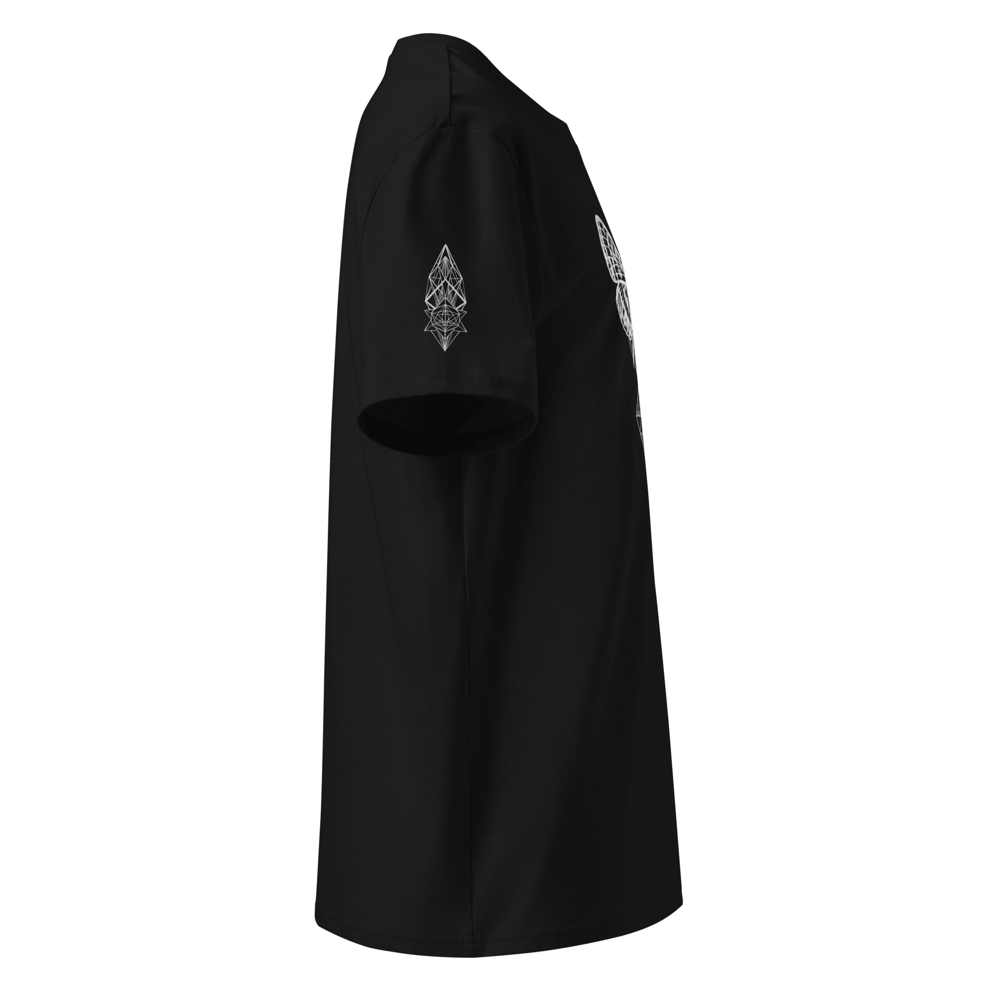 „Moth“ Unisex Bio - T-Shirt mit Rippkragen - rmnsz.store