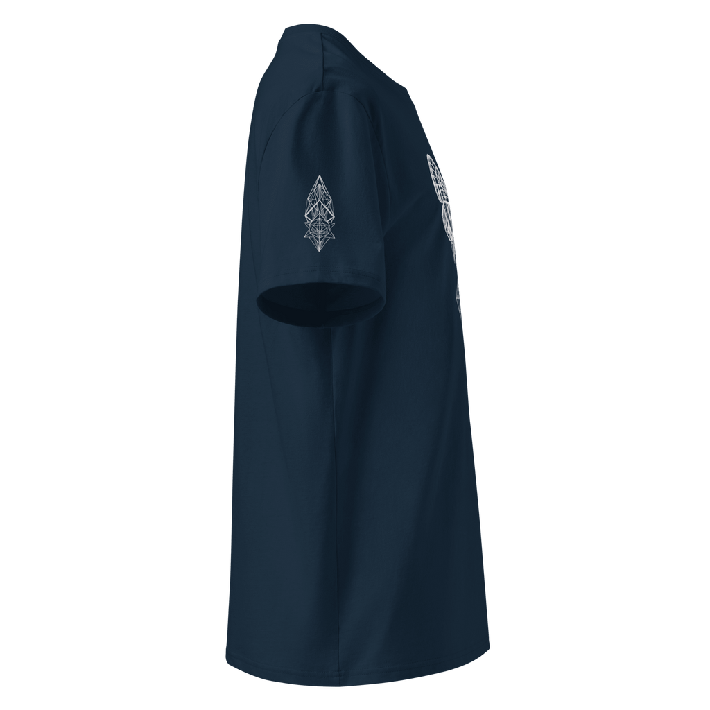 „Moth“ Unisex Bio - T-Shirt mit Rippkragen - rmnsz.store