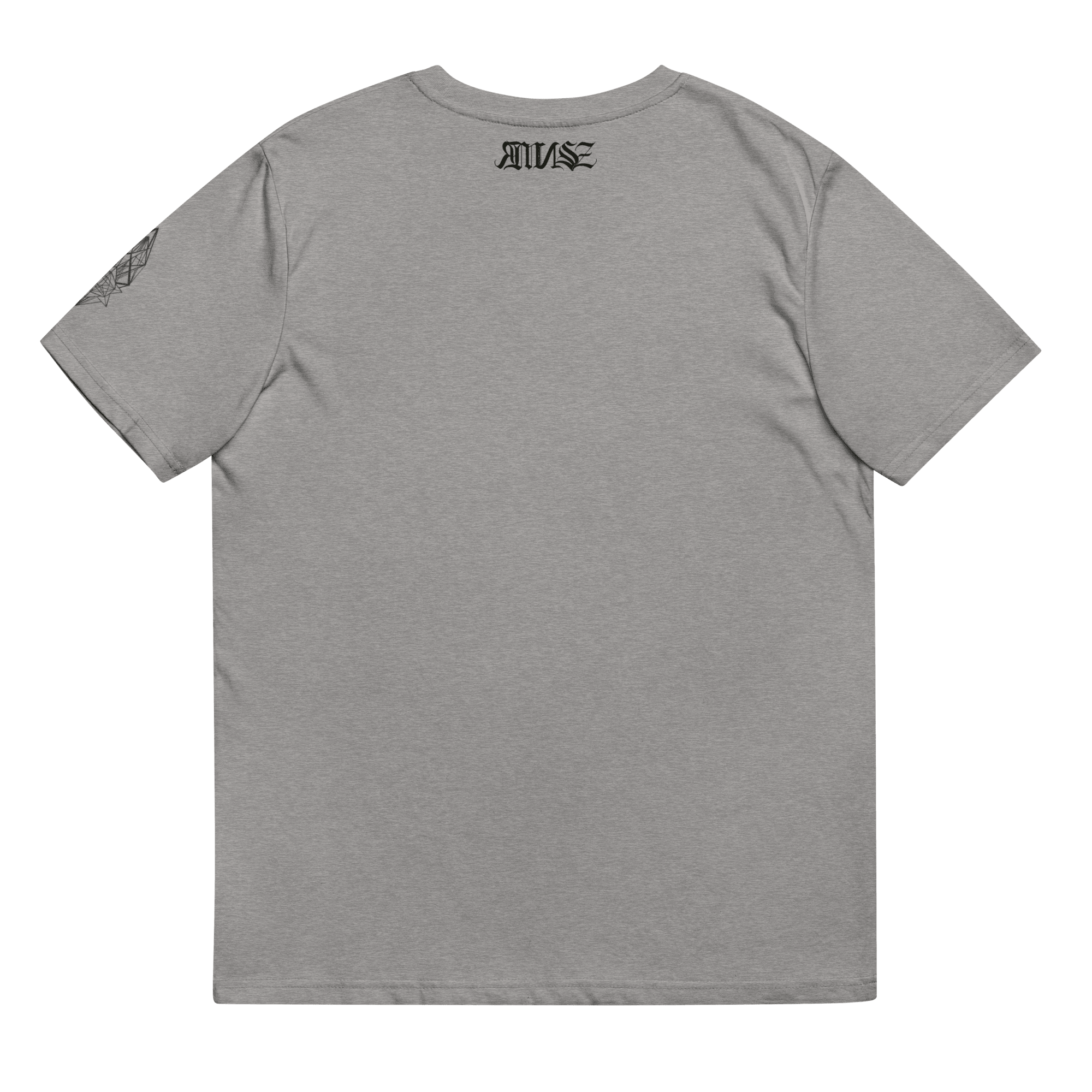 „Moth“ Unisex Bio - T-Shirt Weiss mit Rippkragen - rmnsz.store
