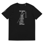 „No Justice“ Unisex Bio - T-Shirt mit Rippkragen - rmnsz.store