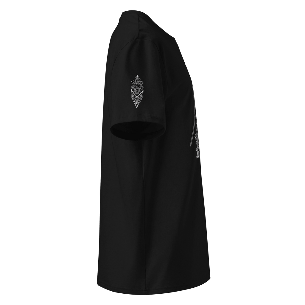 „No Justice“ Unisex Bio - T-Shirt mit Rippkragen - rmnsz.store
