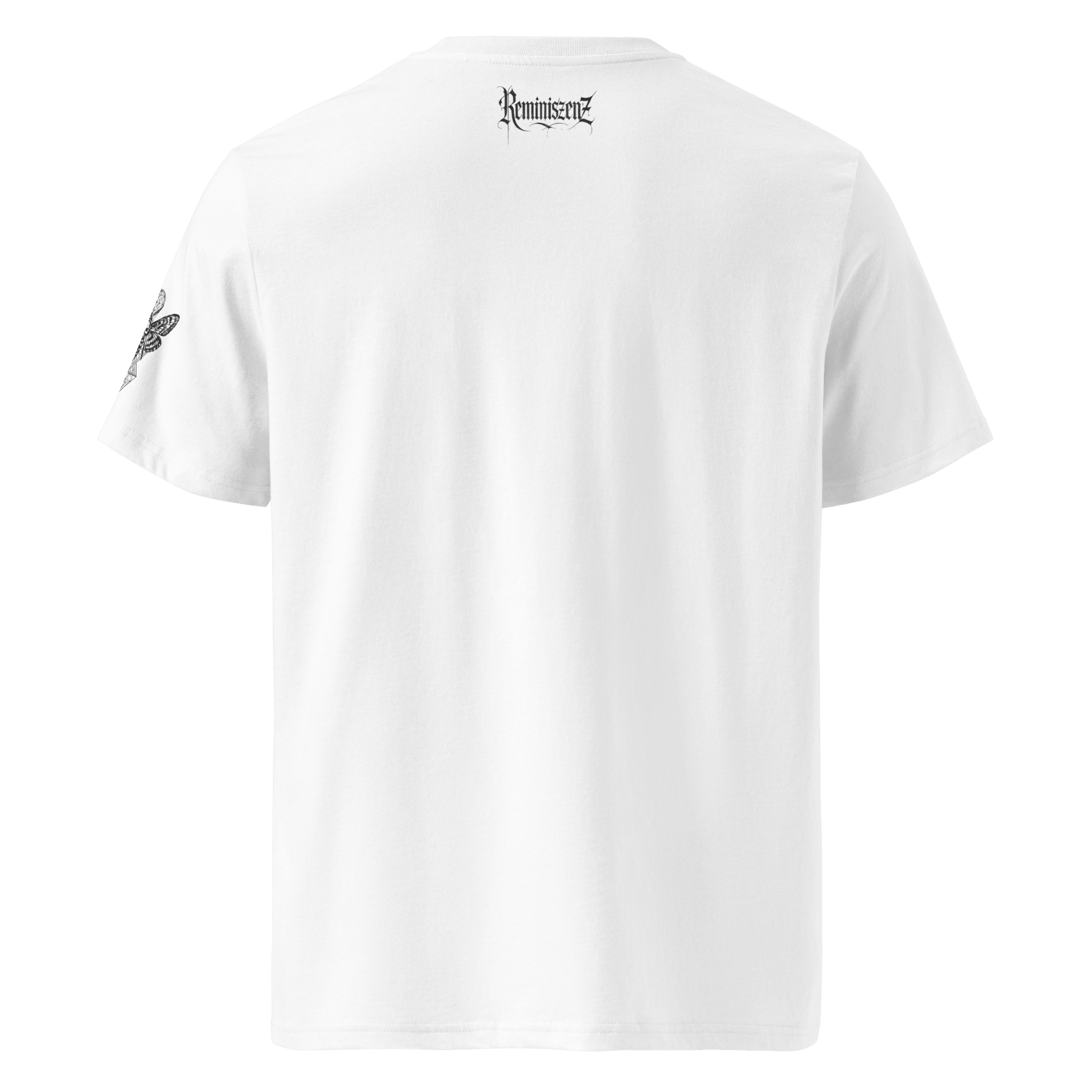 „No Justice“ Unisex Bio - T-Shirt Weiss mit Rippkragen - rmnsz.store