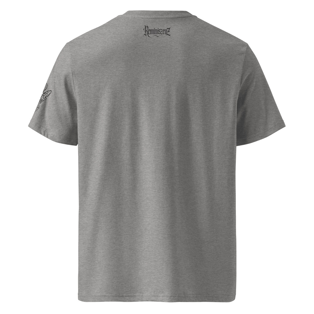 „No Justice“ Unisex Bio - T-Shirt Weiss mit Rippkragen - rmnsz.store