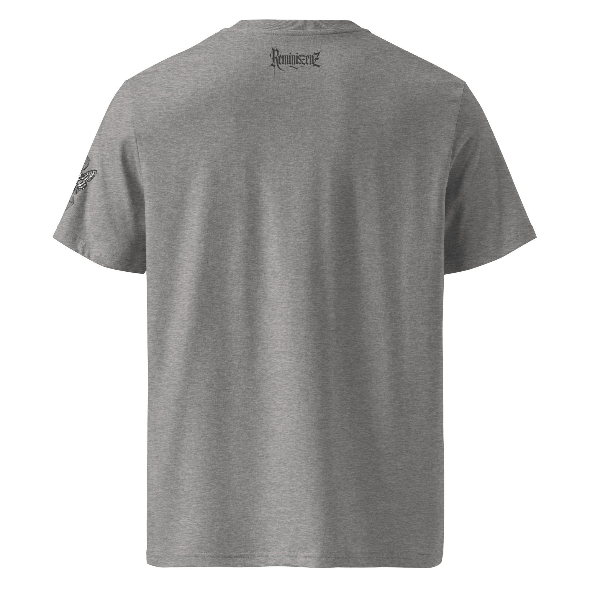 „No Justice“ Unisex Bio - T-Shirt Weiss mit Rippkragen - rmnsz.store