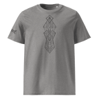 "Onirique" Unisex Bio - T-Shirt Weiss mit Rippkragen - rmnsz.store