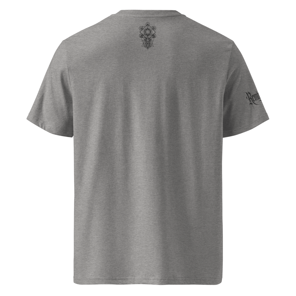 "Onirique" Unisex Bio - T-Shirt Weiss mit Rippkragen - rmnsz.store