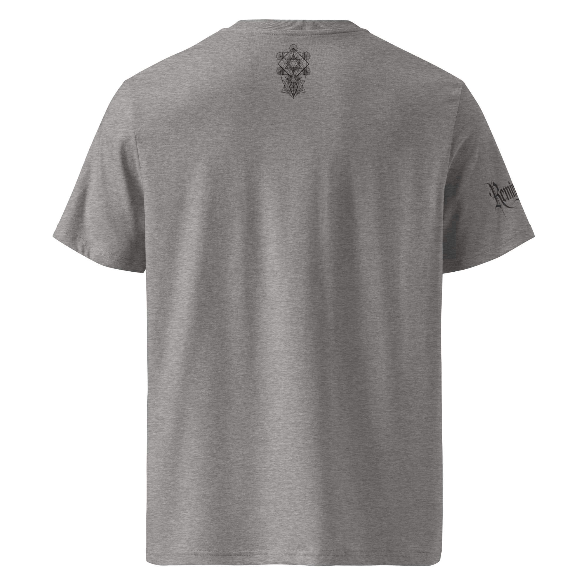 "Onirique" Unisex Bio - T-Shirt Weiss mit Rippkragen - rmnsz.store