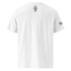 "Onirique" Unisex Bio - T-Shirt Weiss mit Rippkragen - rmnsz.store