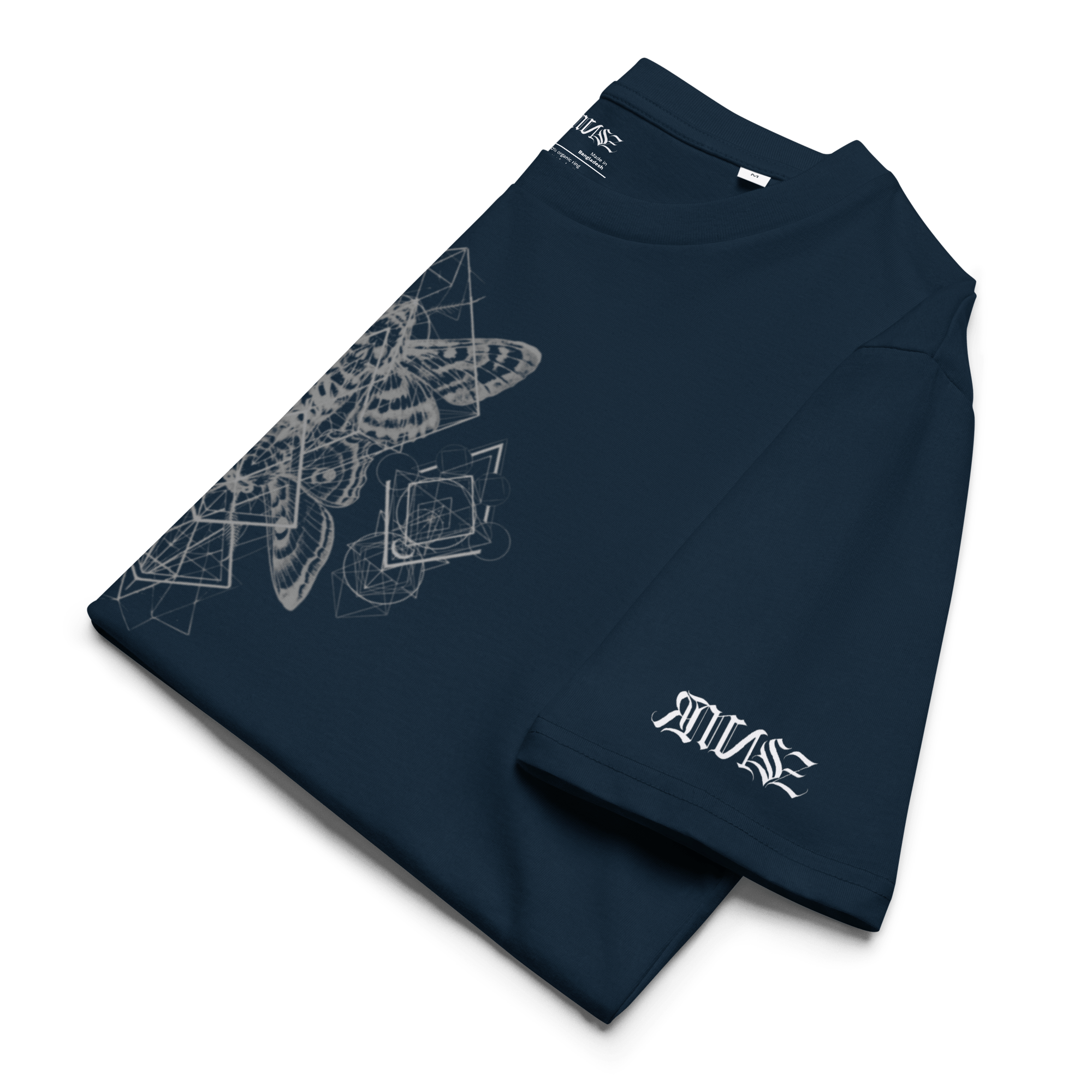 "Papillon" Unisex Bio - T-Shirt mit Rippkragen - rmnsz.store