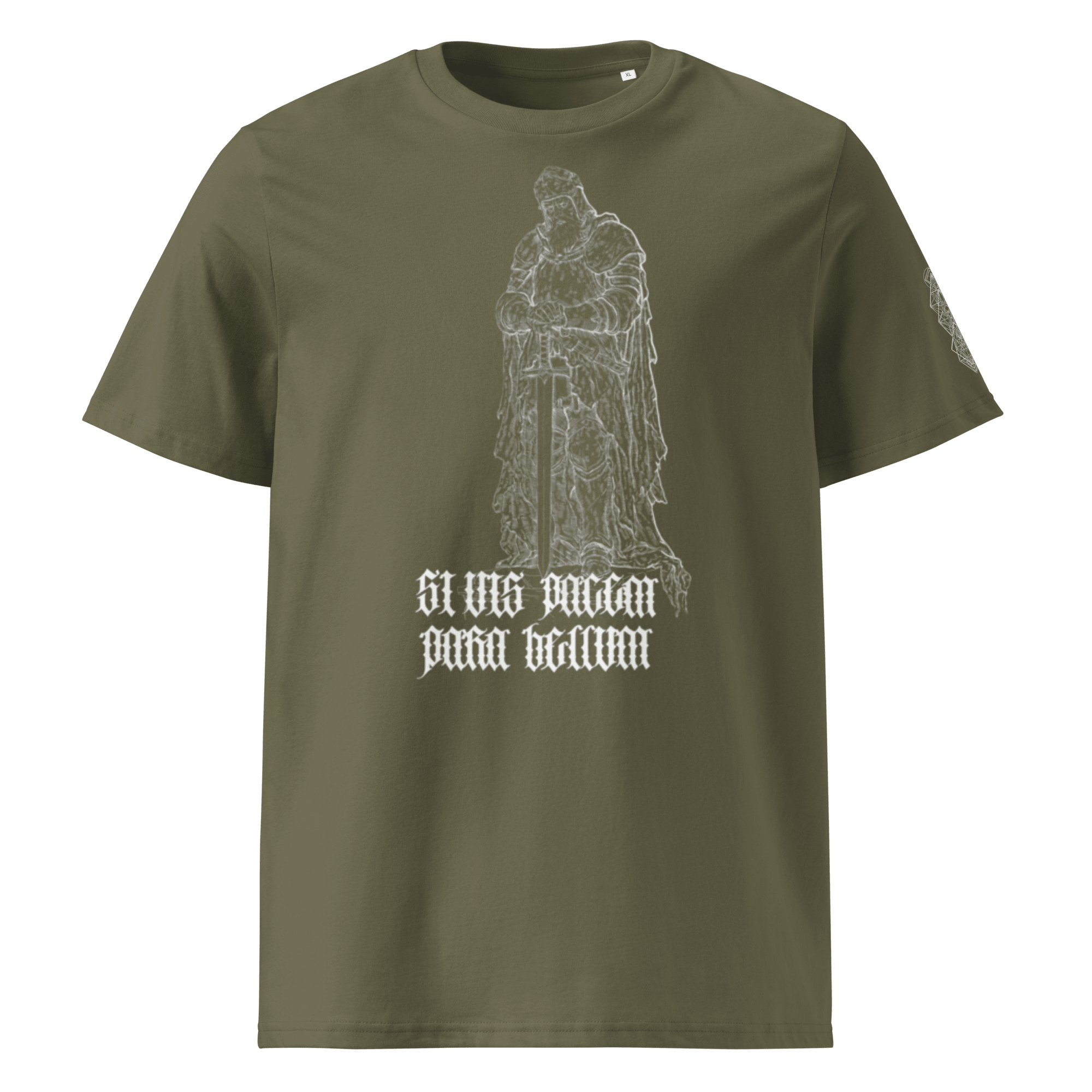 "Para Bellum" Unisex Bio - T-Shirt mit Rippkragen - rmnsz.store