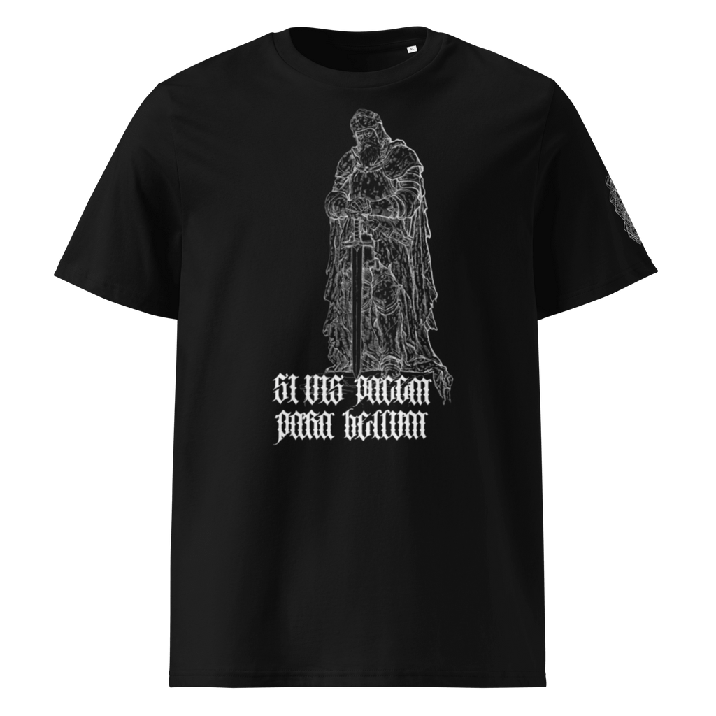 "Para Bellum" Unisex Bio - T-Shirt mit Rippkragen - rmnsz.store