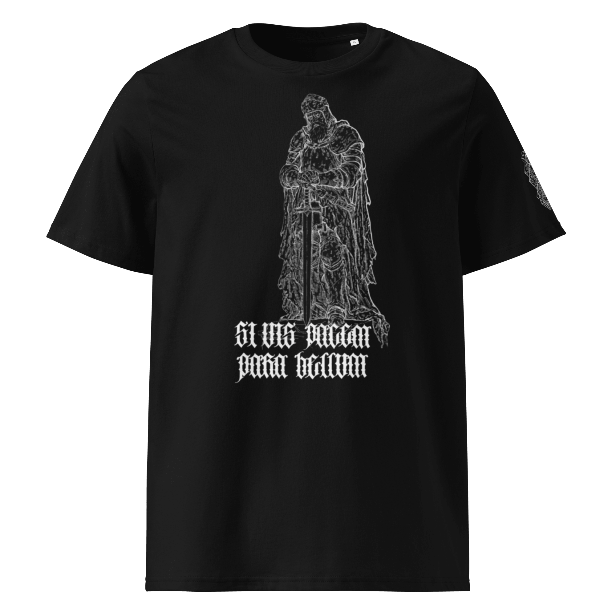 "Para Bellum" Unisex Bio - T-Shirt mit Rippkragen - rmnsz.store