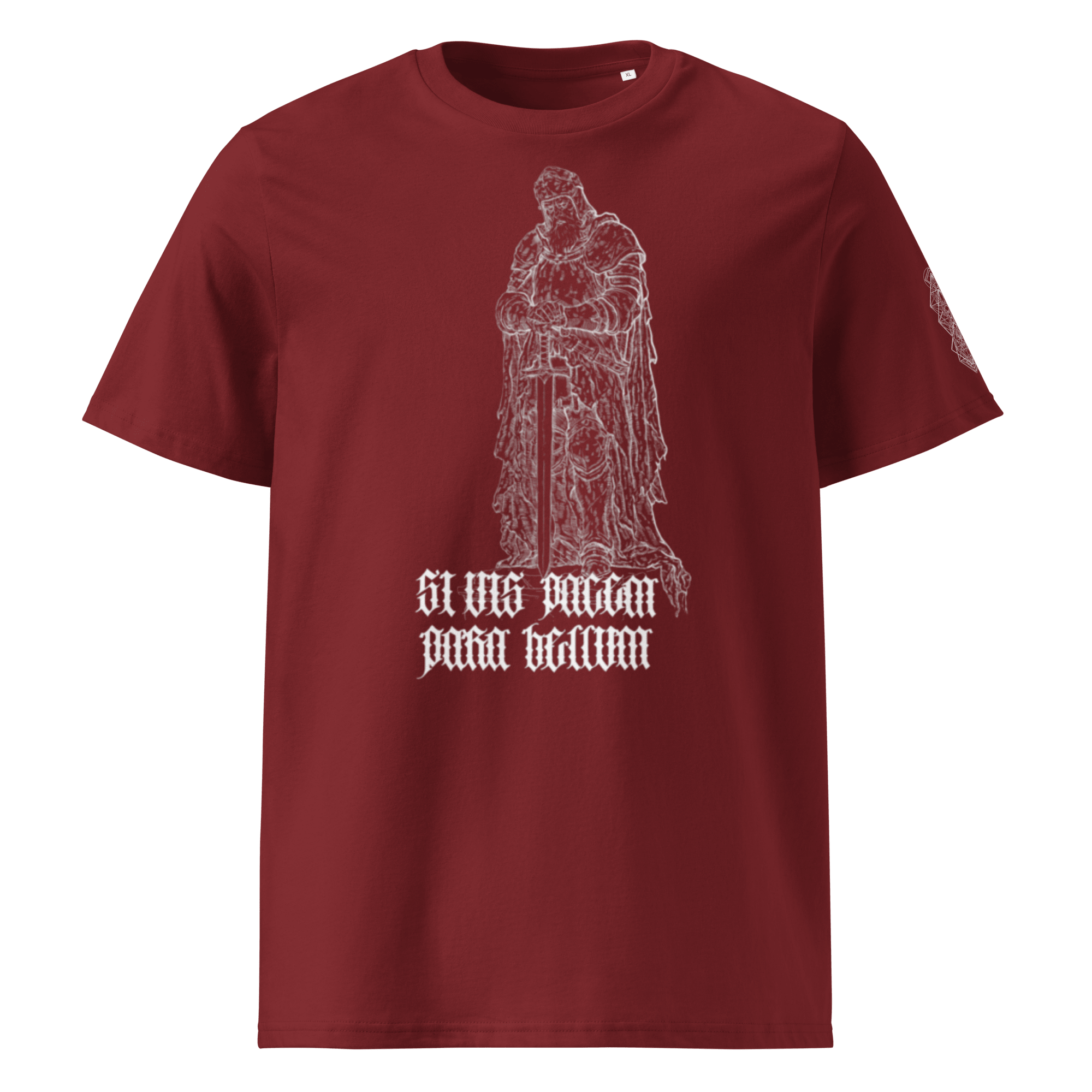 "Para Bellum" Unisex Bio - T-Shirt mit Rippkragen - rmnsz.store