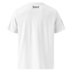 "Para Bellum" Unisex Bio - T-Shirt Weiss mit Rippkragen - rmnsz.store