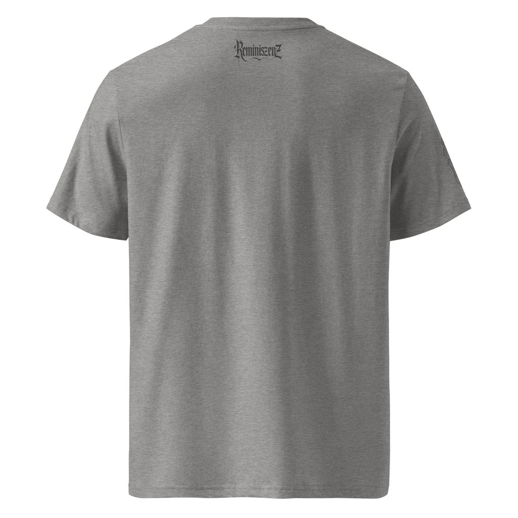 "Para Bellum" Unisex Bio - T-Shirt Weiss mit Rippkragen - rmnsz.store