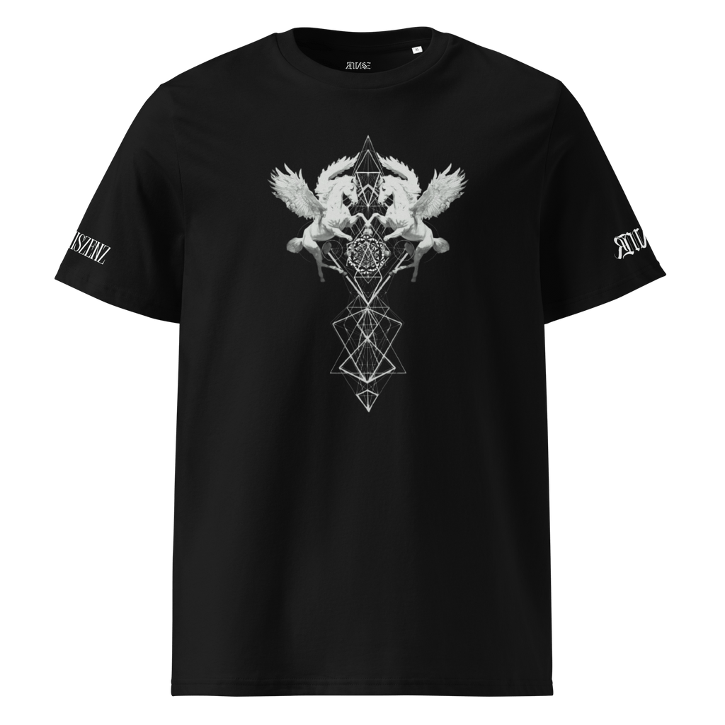 Pegasus Unisex Bio - T-Shirt mit Rippkragen - rmnsz.store