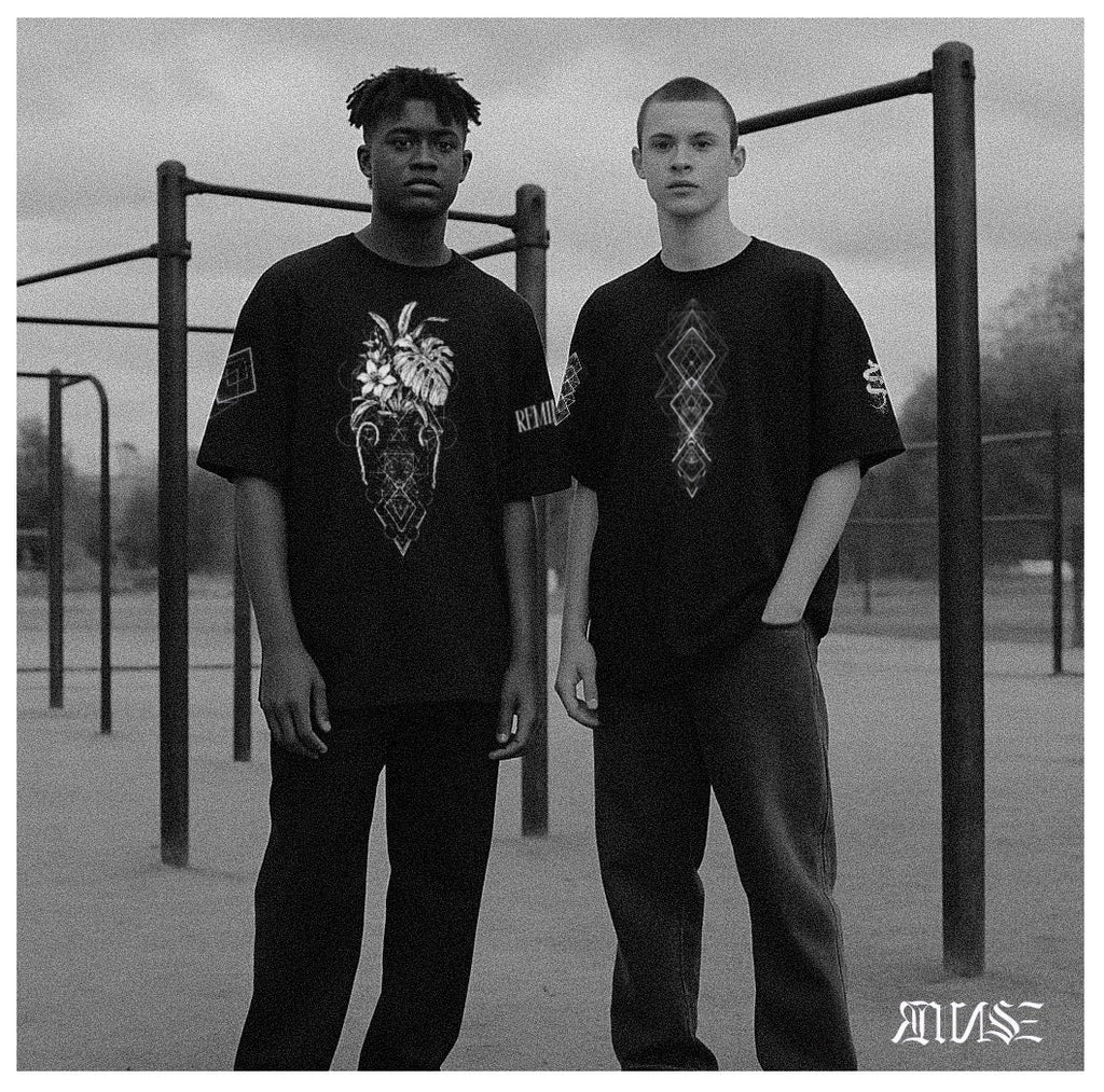 "Pure" Unisex Bio - T-Shirt mit Rippkragen - rmnsz.store