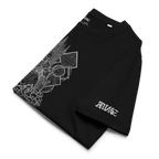 "Reaper* Unisex Bio - T-Shirt mit Rippkragen - rmnsz.store