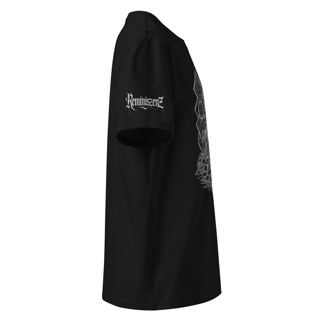 "Reaper* Unisex Bio - T-Shirt mit Rippkragen - rmnsz.store