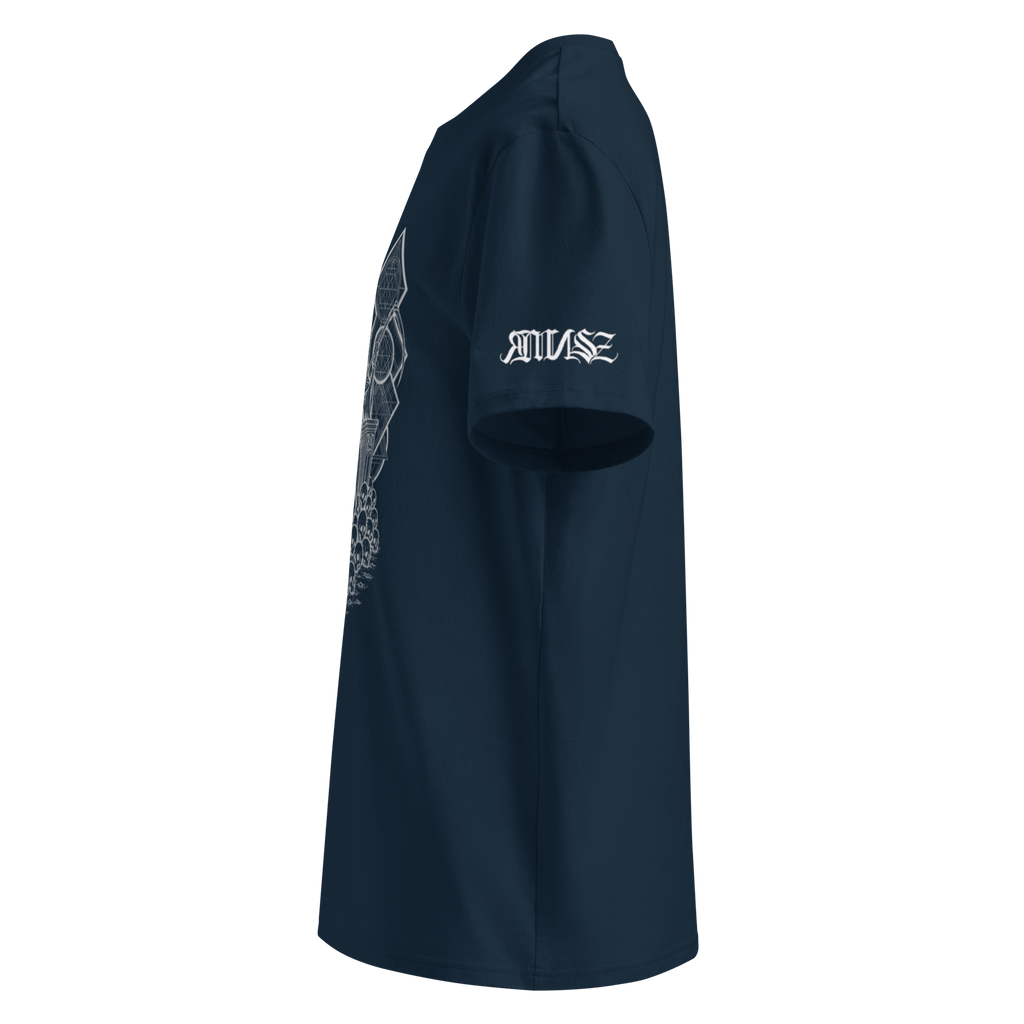 "Reaper* Unisex Bio - T-Shirt mit Rippkragen - rmnsz.store