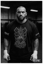 "Reaper* Unisex Bio - T-Shirt mit Rippkragen - rmnsz.store