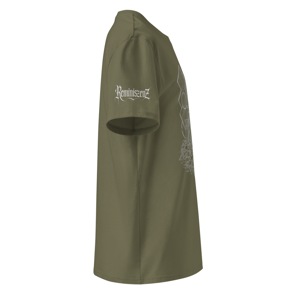 "Reaper* Unisex Bio - T-Shirt mit Rippkragen - rmnsz.store