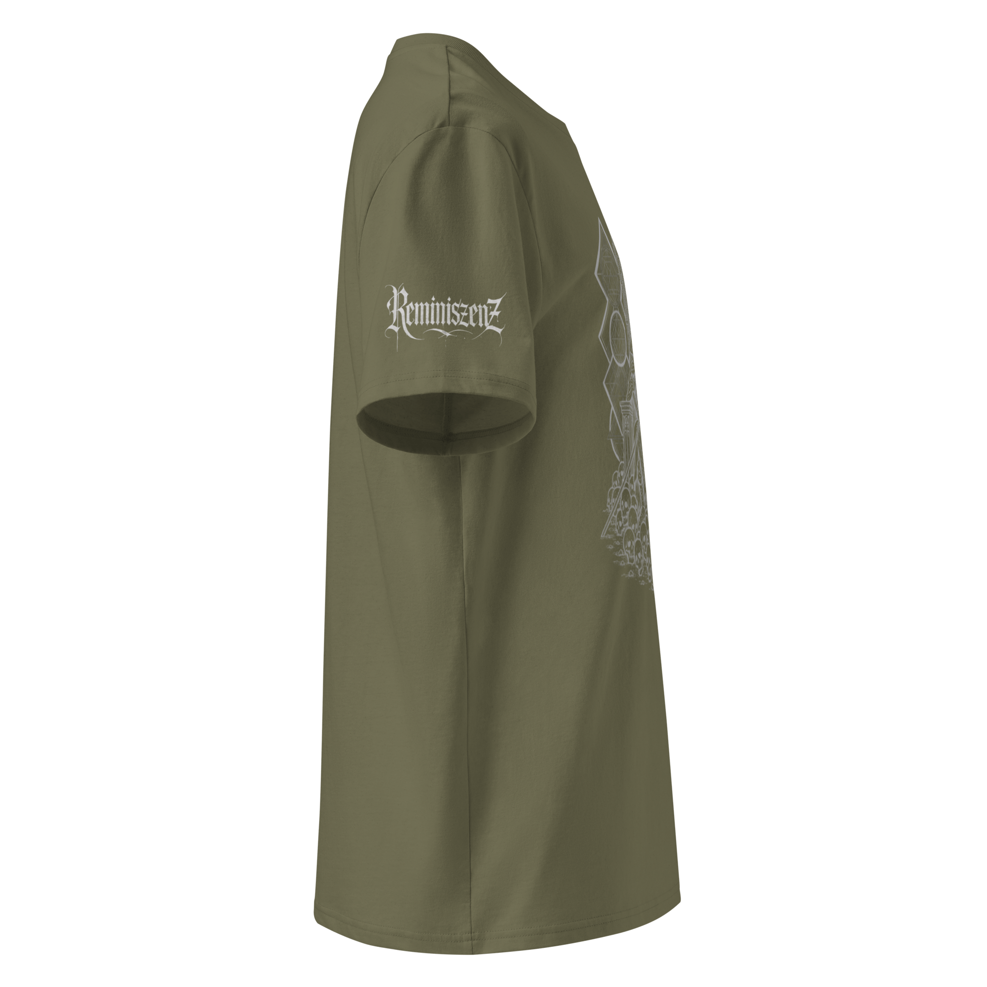 "Reaper* Unisex Bio - T-Shirt mit Rippkragen - rmnsz.store