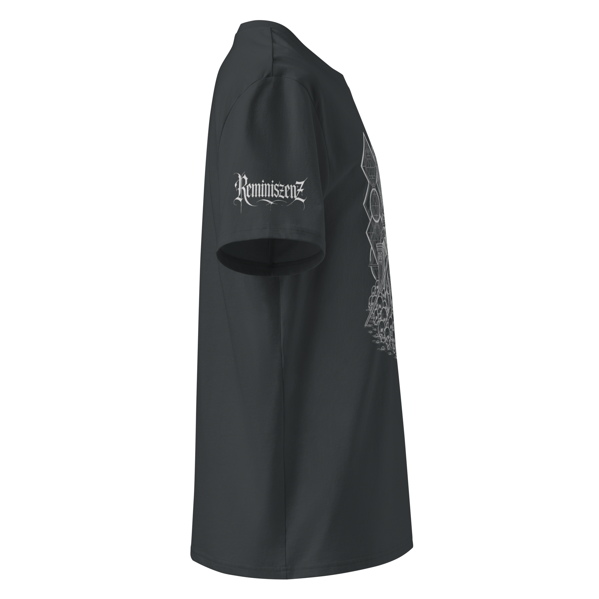 "Reaper* Unisex Bio - T-Shirt mit Rippkragen - rmnsz.store