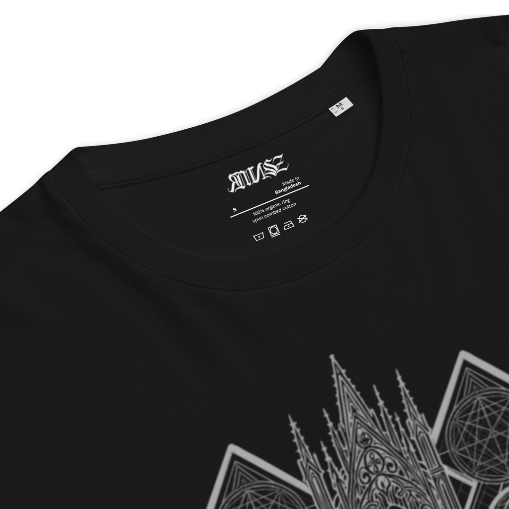 "Reaper* Unisex Bio - T-Shirt mit Rippkragen - rmnsz.store