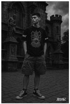 "Reaper* Unisex Bio - T-Shirt mit Rippkragen - rmnsz.store