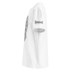 "Reaper" Unisex Bio - T-Shirt Weiss mit Rippkragen - rmnsz.store